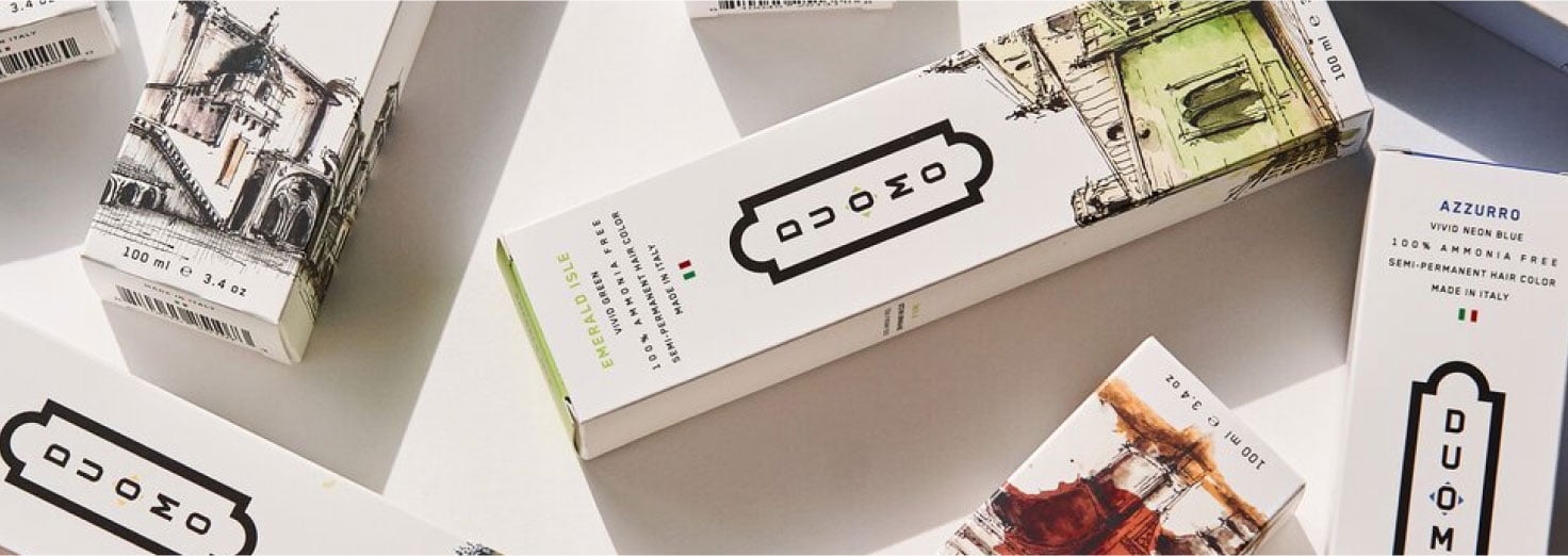 Italian professional hair color by Duomo