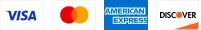 Accepted payments: Visa, Mastercard, American Express and Discover