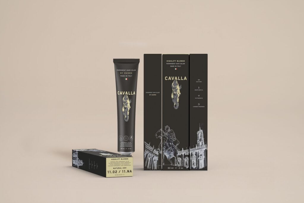 11.02 / 11NA - Cavalla Highlift – Duomo Cavalla Highlift hair color tube and box