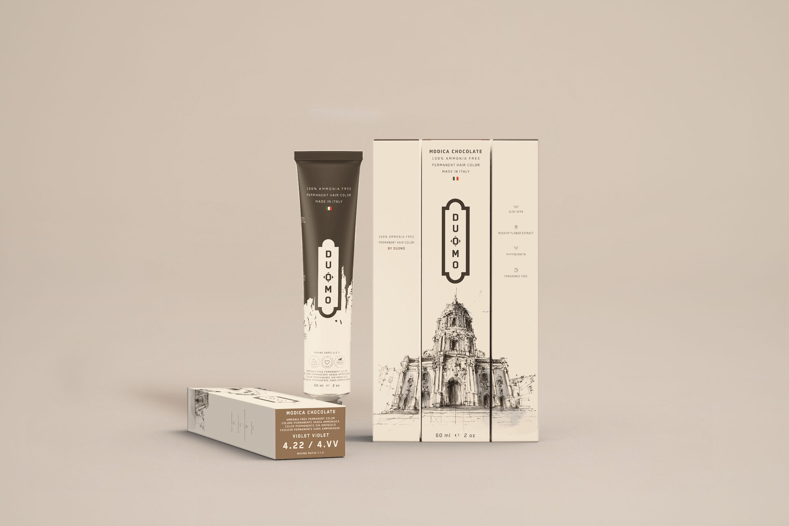 4.22 / 4VV - Modica Chocolate Violet | Duomo