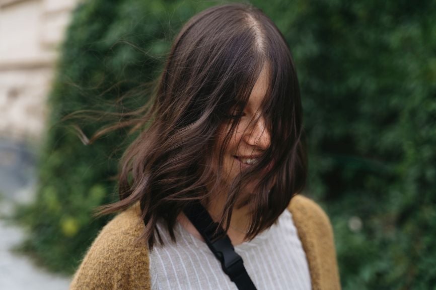 a brassy brunette fix helps restore balanced, natural-looking brown hair